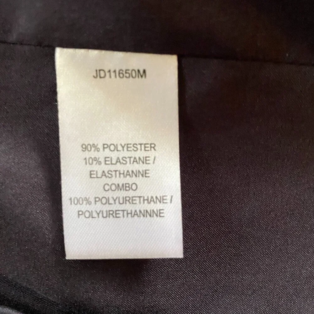 Conrad C Mixed Media Deep Plum Zip Up Faux Leather Jacket 10 - Picture 12 of 14